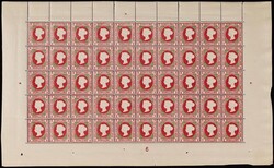 Heligoland: 1869-73 QV Embossed 1s rose & yellow-green, perf 13½x14, ...