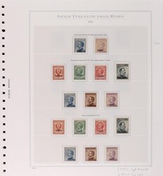 Aegean Islands: 1912-45 Mint collection near comp in as new Marini ...