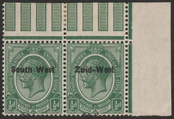 1965 Defin Bird 30c, variety blue omitted. VF fresh MNH. SG 21a cat ...
