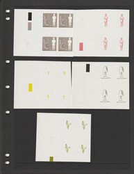 1976 Institute of Medical Research set 20c - $1 as IMPERF PROOFS of ...