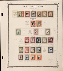 1914-61 Postage Dues & Airmail collection on Scott album pgs. Postage ...
