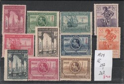 1929 Colonies opt Sevilla &amp; Barcelona Exhibition sets 5c-10P for ...