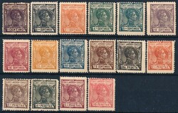 Elobey, Annobon &amp; Corisco: 1907 Alfonso set 1c-10P, reverse no. ...