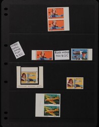 1978 Aviators Collection inc 18c Kingsford Smith imperforate pr, 18c ...