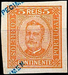 Portugal * 1891/95 – D. Carlos I. Busto gravado em madeira por ...