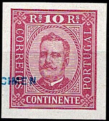 Portugal * 1891/95 – D. Carlos I. Busto gravado em madeira por ...
