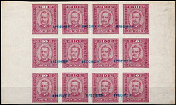 Portugal * 1891/95 – D. Carlos I. Busto gravado em madeira por ...