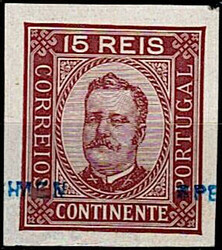 Portugal * 1891/95 – D. Carlos I. Busto gravado em madeira por ...
