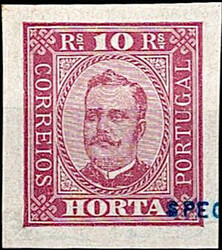 Horta * 1891/95 – D. Carlos I. Busto gravado em madeira por Manuel ...