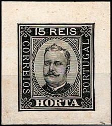 Horta * 1891/95 – D. Carlos I. Busto gravado em madeira por Manuel ...
