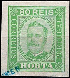 Horta * 1891/95 – D. Carlos I. Busto gravado em madeira por Manuel ...