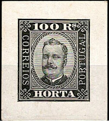 Horta * 1891/95 – D. Carlos I. Busto gravado em madeira por Manuel ...