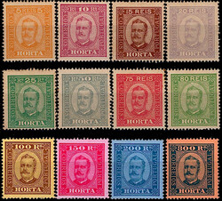 Horta * Reimpressões de 1905 * 1892/93 – D. Carlos I, tipo Diogo ...