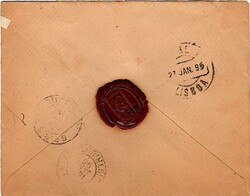 Ponta Delgada * 1892/93 – D. Carlos I, tipo Diogo Neto. Sobrescrito ...