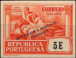 1924 – 4.º Centenário do Nascimento de Luís de Camões. Desenhos ...