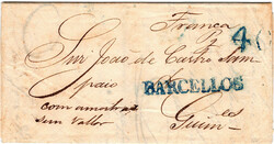 Barcelos / Franca – A azul e manuscrito a sépia. LF BCL1 + ...