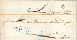 Bragança – A azul, LF BGC3, em carta datada de Bragança (17.11 ...