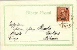 Lourenço Marques. 1898-1901. Marcofilia. Postal ilustrado com vista ...