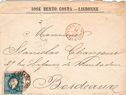 Portugal * Correio ferroviário * 1879/80 – D. Luís I. Fita ...