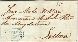 Castro Marim – A azul, LF CTM2 em carta datada de Castro Marim (23 ...