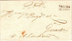 Guarda / Segura – A sépia, LF GRD-S2 em carta circulada na Guarda ...