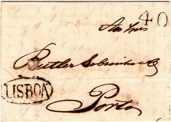 Lisboa – A sépia, LF LSB6, em carta datada de Lisboa (19.11.36) ...