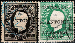 Inhambane * 1895 – D. Luís I, fita direita. Selos de Moçambique ...