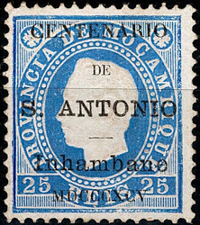 Inhambane * 1895 – D. Luís I, fita direita. Selos de Moçambique ...