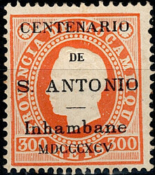 Inhambane * 1895 – D. Luís I, fita direita. Reimpressões de ...