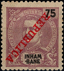 Inhambane * 1911 – D. Carlos I Mouchon, com sobrecarga ...