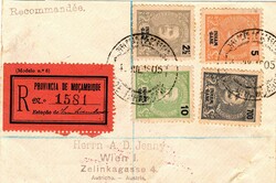 Inhambane. 1903 – D. Carlos I Mouchon. Sobrescrito circulado ...