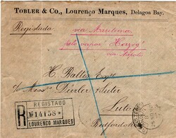 Lourenço Marques * 1898/1903 – D. Carlos I Mouchon. Sobrescrito ...