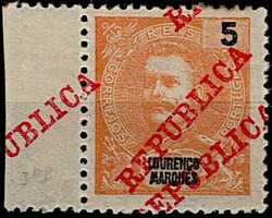 Lourenço Marques * 1911 – D. Carlos I Mouchon, com sobrecarga ...