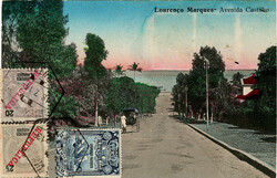 Lourenço Marques * 1911/13 – D. Carlos I Mouchon, com sobrecarga ...