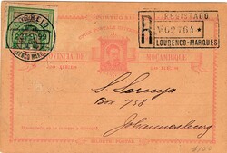 Lourenço Marques * 1885 – D. Luís I + Selos fiscais de ...