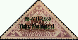 Companhia de Moçambique * 1939 – Motivos locais, com sobrecarga da ...