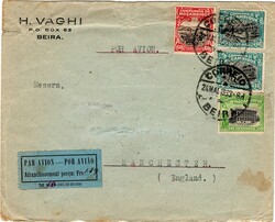 Companhia de Moçambique * 1921/32 – Sobretaxa do correio aéreo * ...