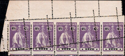 Tete * 1914 – Ceres. MF30, 2 ½ c, violeta, papel porcelana, ...