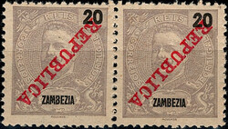 Zambézia * 1911 – D. Carlos I Mouchon, com sobrecarga ...