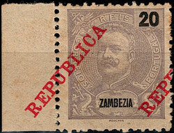 Zambézia * 1911 – D. Carlos I Mouchon, com sobrecarga ...