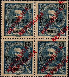 Zambézia * 1914 – D. Carlos I Mouchon. Selos de 1903 com ...