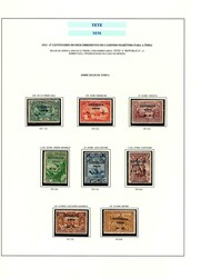 Tete * Coleção completa montada em folhas Lindner, com selos novos, ...