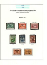 Tete * Coleção completa montada em folhas Lindner, com selos novos, ...