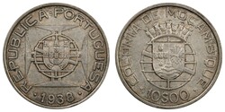 Mozambique, 10$00 1938, MBC