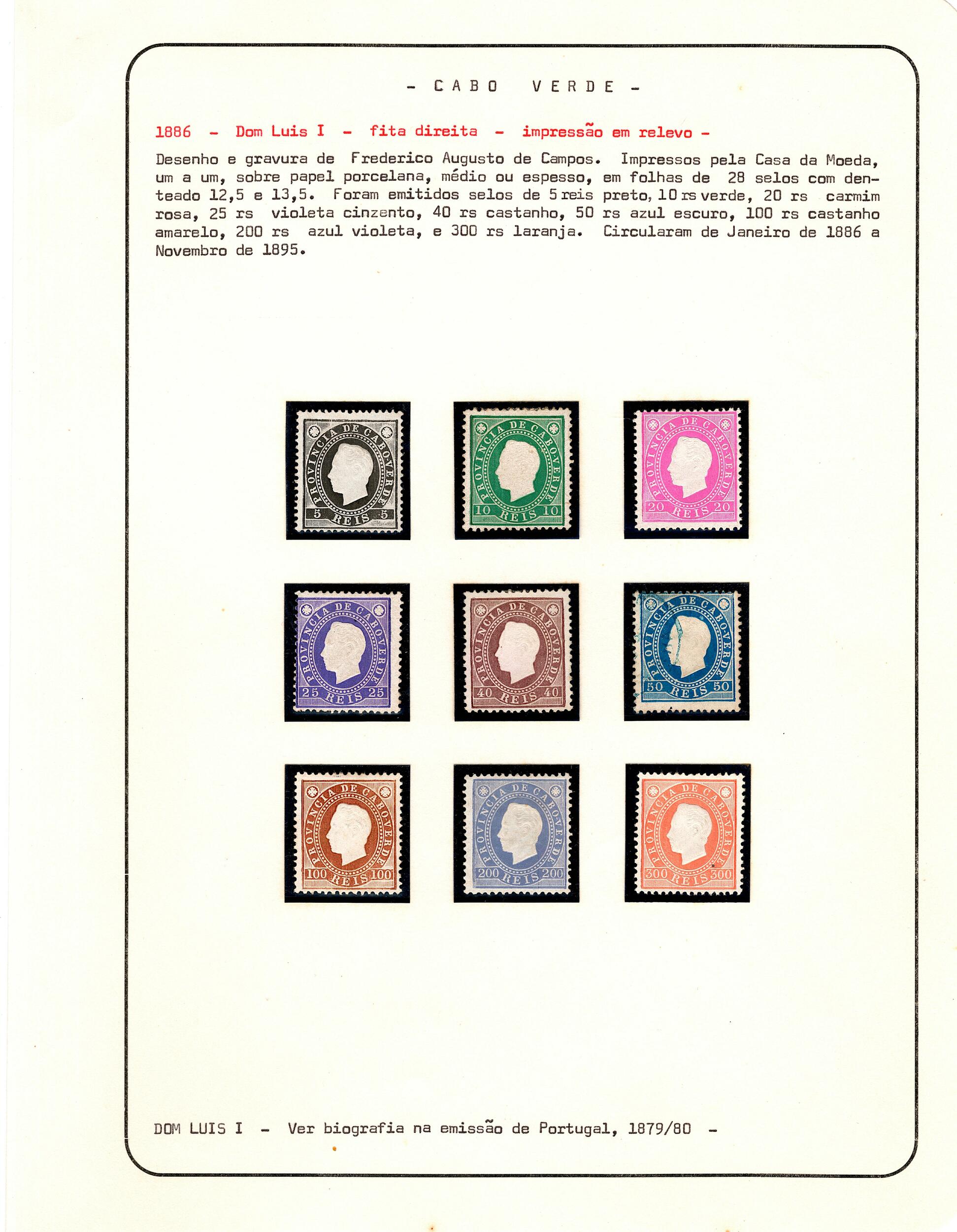 Image 2 for lot number 2017 for Clube Filatélico de Portugal 54. Auktion