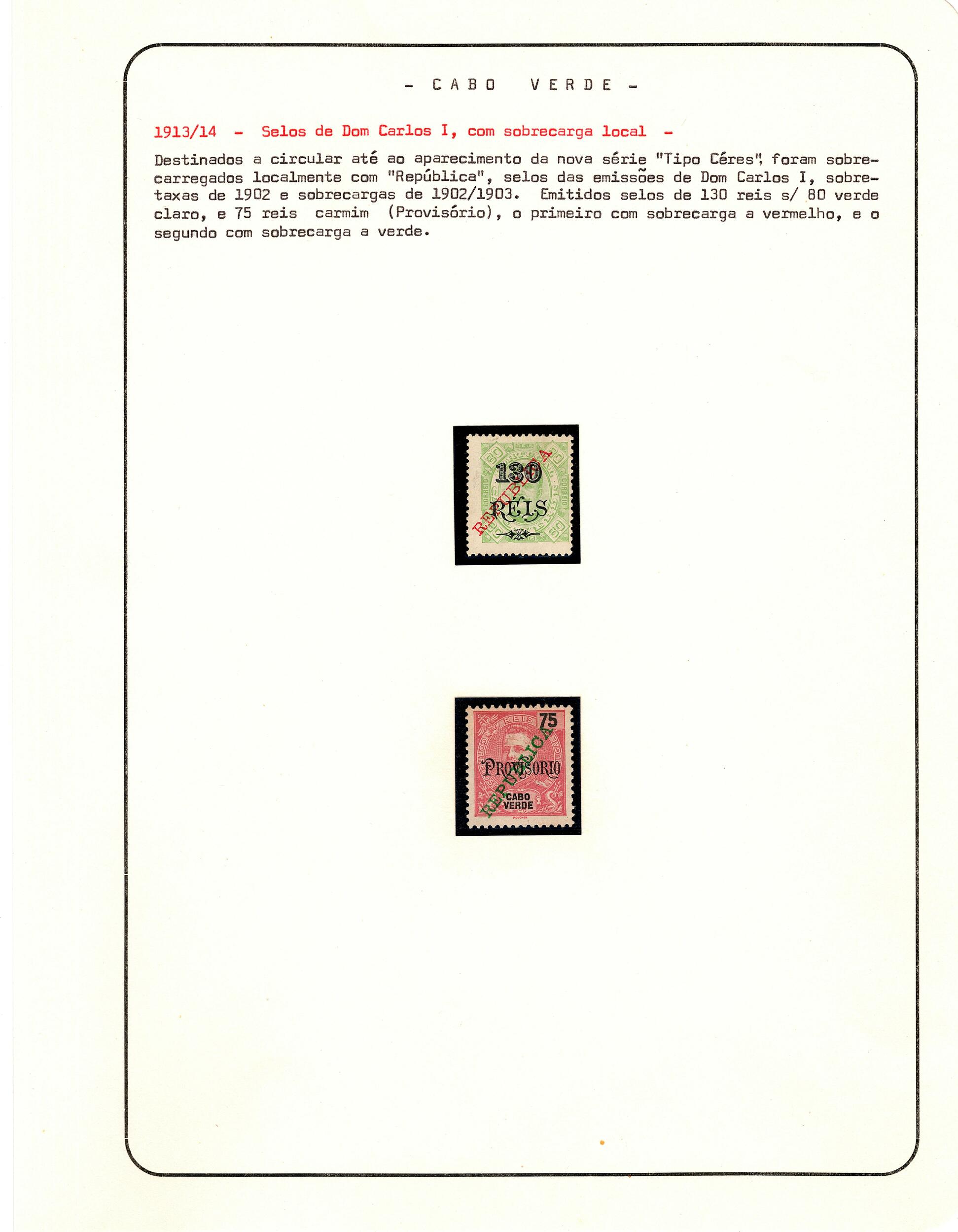 Image 14 for lot number 2017 for Clube Filatélico de Portugal 54. Auktion