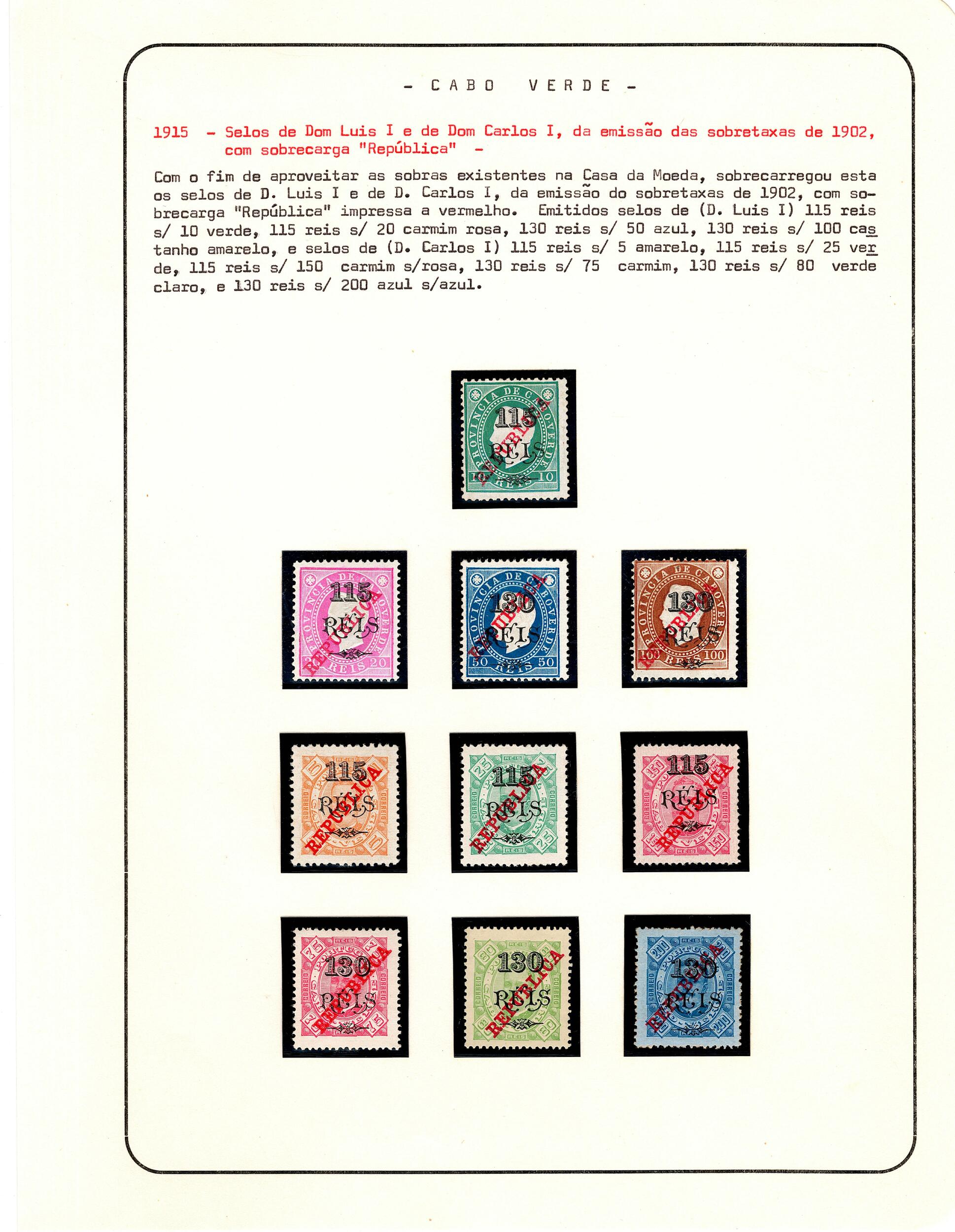 Image 16 for lot number 2017 for Clube Filatélico de Portugal 54. Auktion