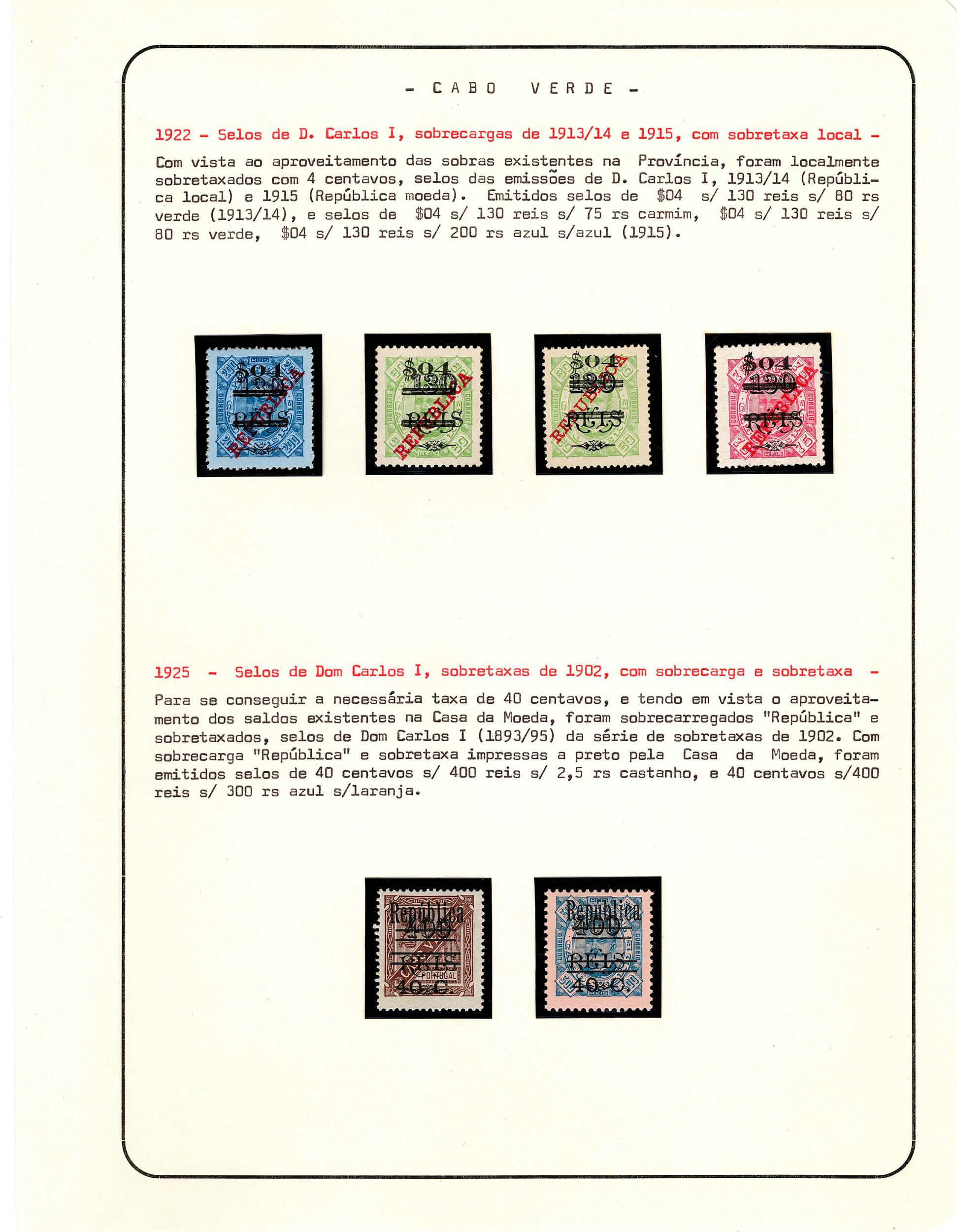 Image 19 for lot number 2017 for Clube Filatélico de Portugal 54. Auktion