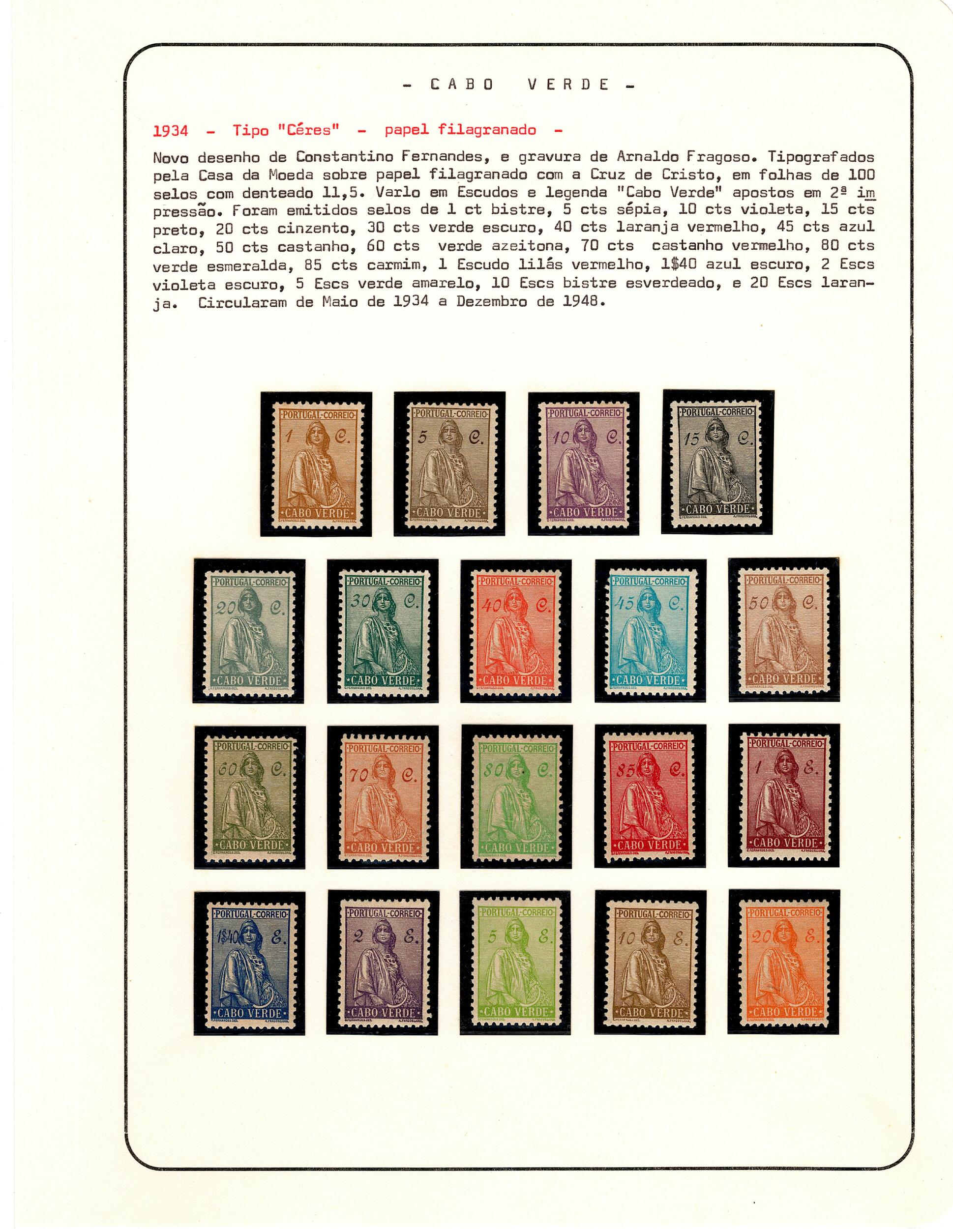 Image 21 for lot number 2017 for Clube Filatélico de Portugal 54. Auktion
