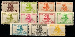 Angola * 1947 – Correio Aéreo * Emblema dos CTT. MF CA 10/20. ...